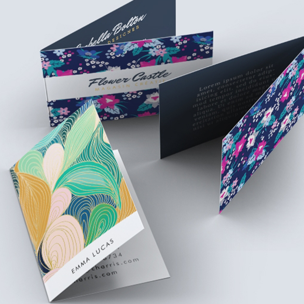 Carte de visite Double (4 pages)